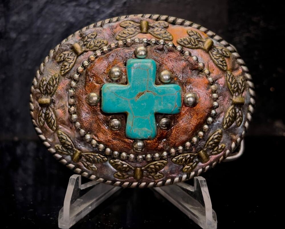Handmade 4x3 Inch D-Ring Belt Buckle